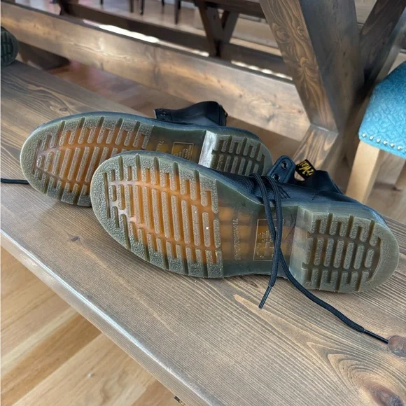 Dr. Martens Black Combat Boots - Picture 5 of 5